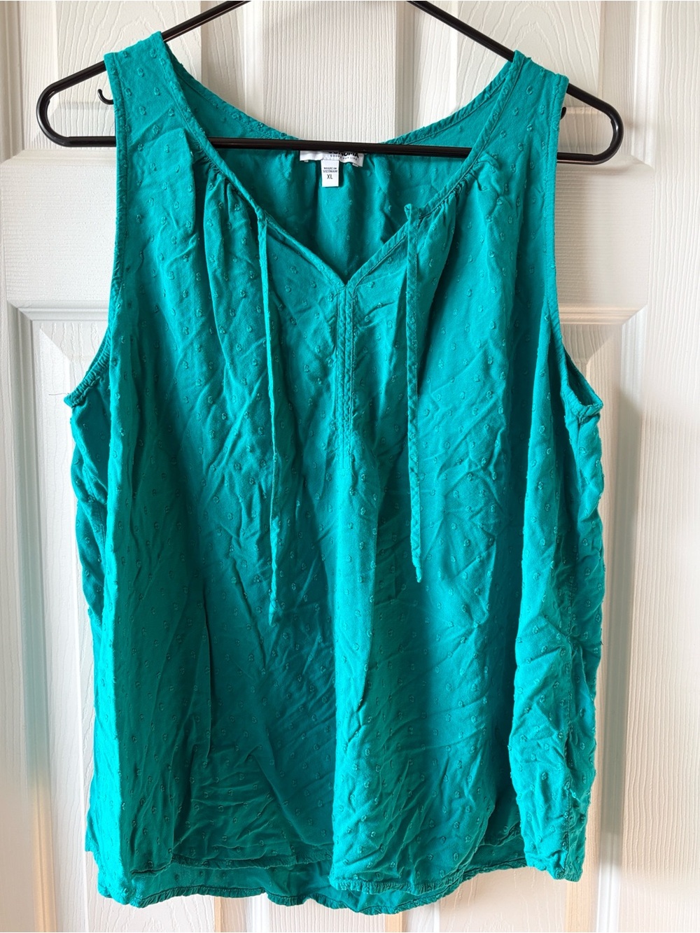 Sonoma Teal Embroidered Tank Top